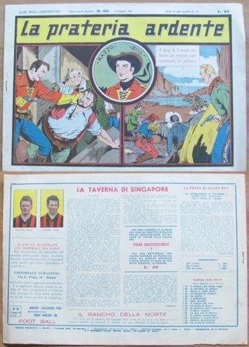 Albi Ardimento N.60. Razzo Bill. La Prateria Ardente con 2 …