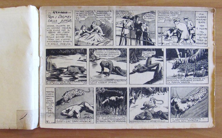 ALBI GRANDI AVVENTURE N.4, 1946 Serie UOMO MASCHERATO - Tra …