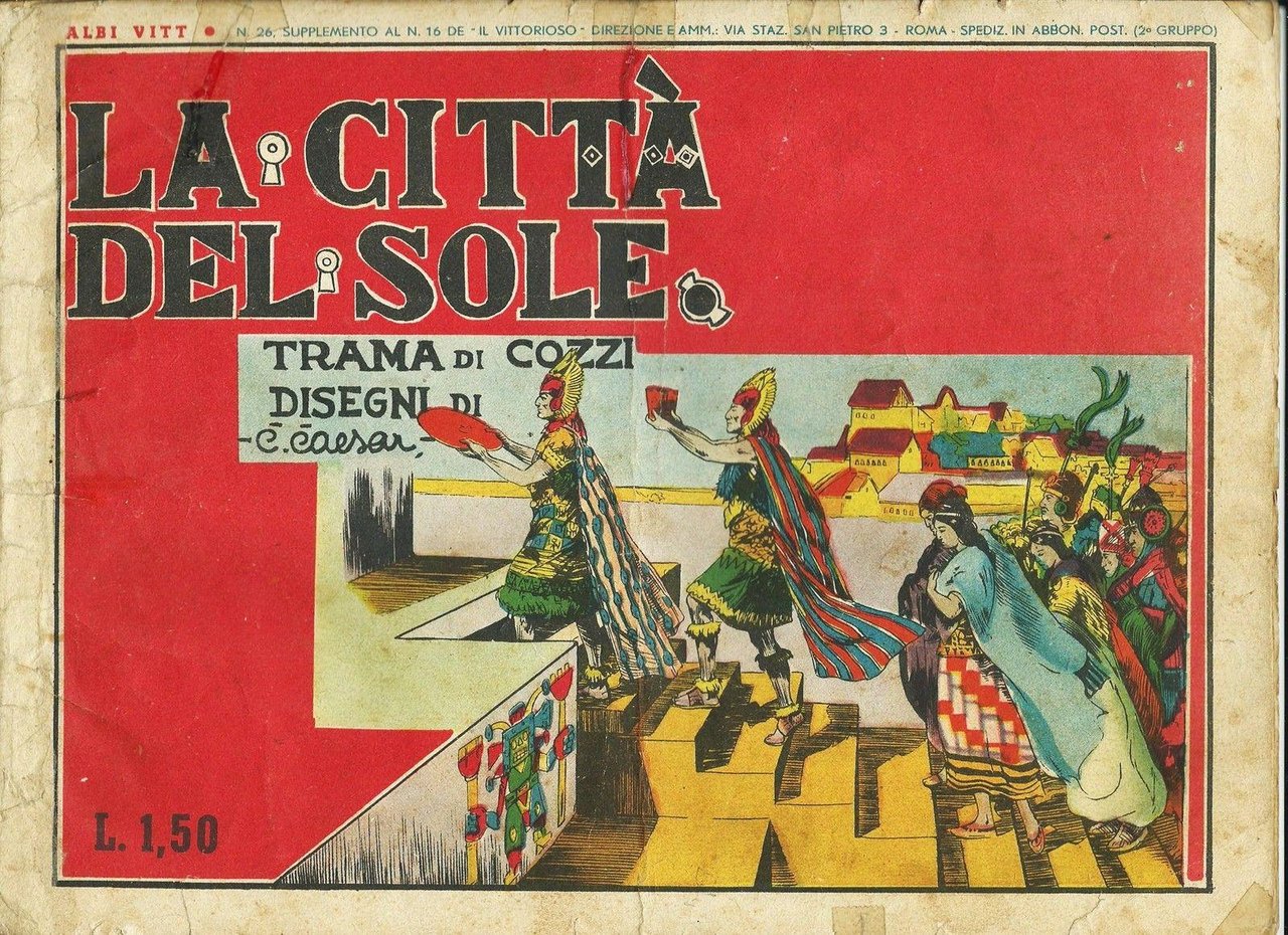 Albi Vitt - La Citta' Del Sole N.26 Del 1941 …