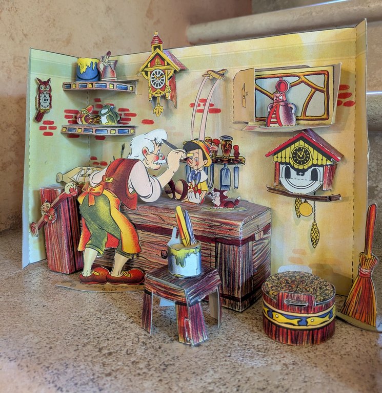 Albo di Costruzione PINOCCHIO di GALBIATI, anni '40 - Ritagliato … | Immagine Gallery 2