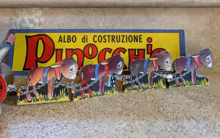 Albo di Costruzione PINOCCHIO di GALBIATI, anni '40 - Ritagliato … | Immagine Gallery 5