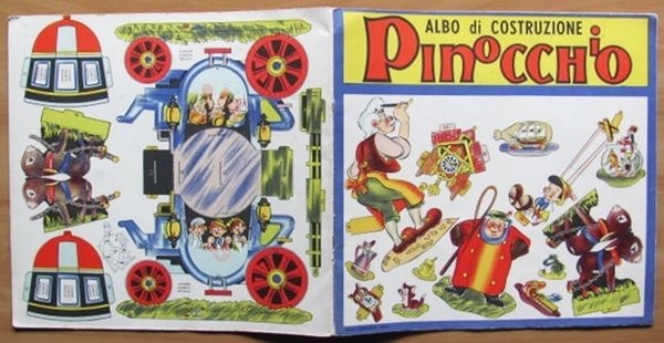 Albo di Costruzione PINOCCHIO di GALBIATI, anni '40 - Ritagliato … | Immagine Gallery 6