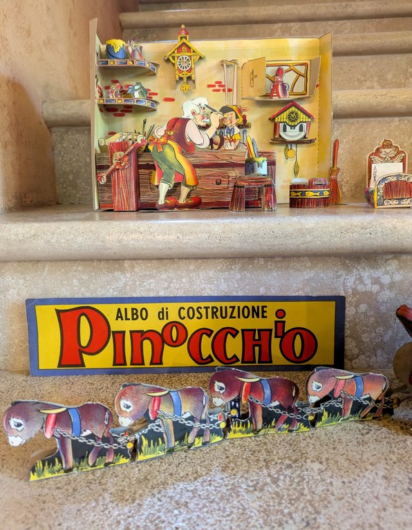 Albo di Costruzione PINOCCHIO di GALBIATI, anni '40 - Ritagliato … | Immagine Gallery 7