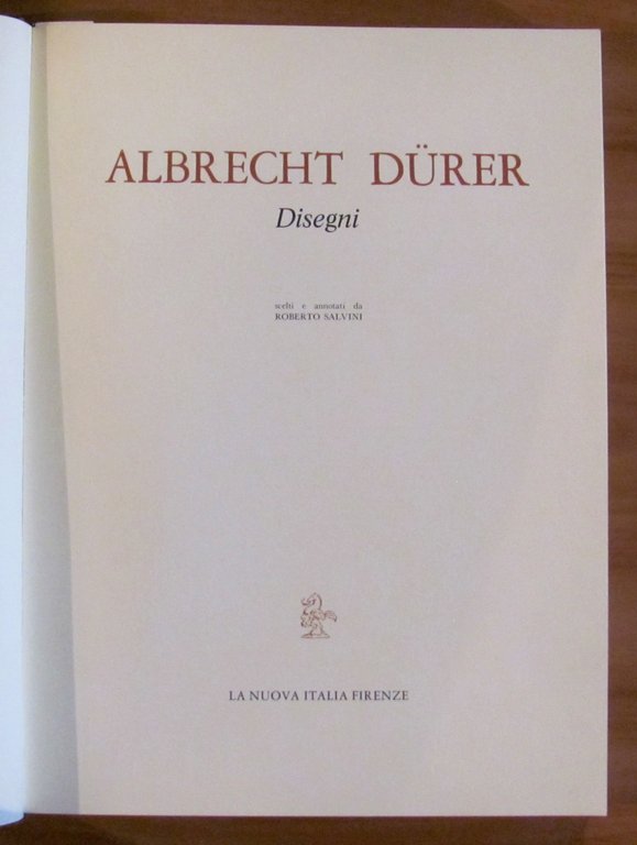 ALBRECHT DURER - DISEGNI, 1973 con 60 Tavole