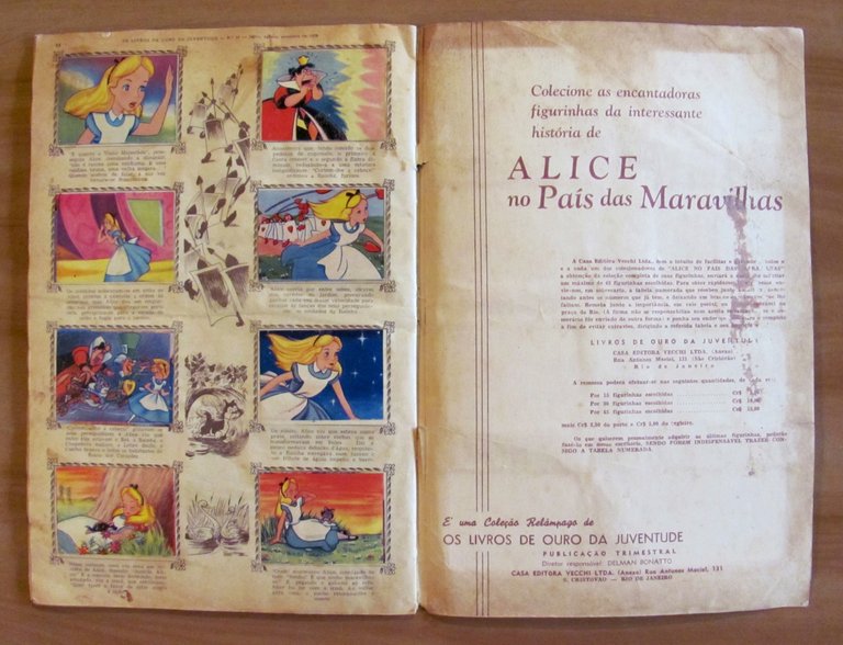 Album ALICE NO PAIS DAS MARAVILHAS - Vecchi, 1958 - …