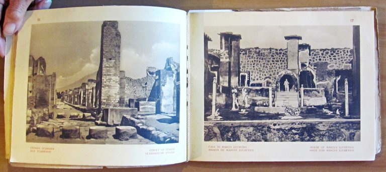 Album di 32 Vedute POMPEI con 32 Tavole fotografiche