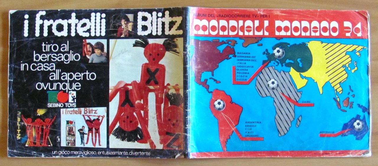 ALBUM di Figurine del Radiocorriere TV - MONDIALI MONACO 74 …