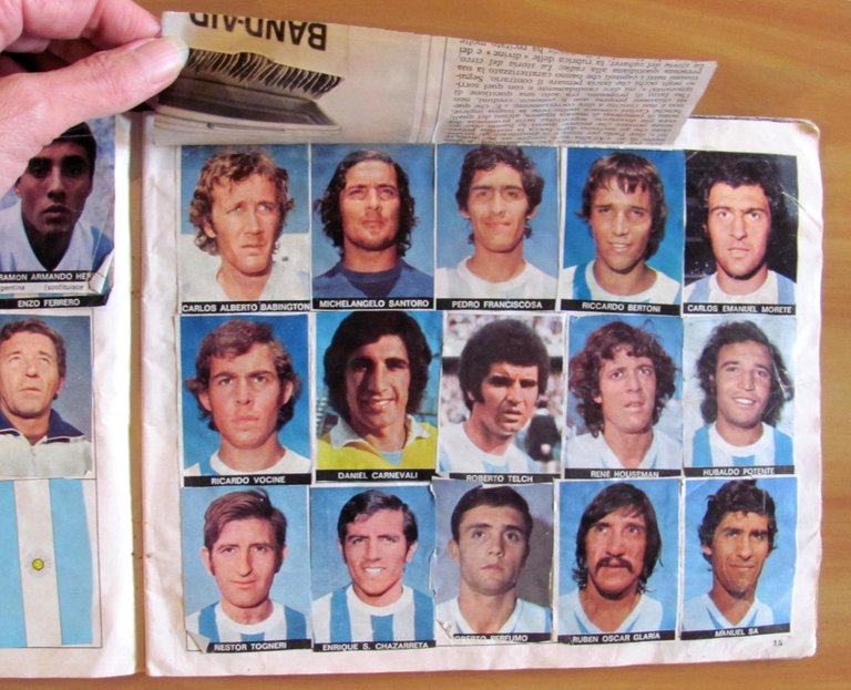 ALBUM di Figurine del Radiocorriere TV - MONDIALI MONACO 74 …