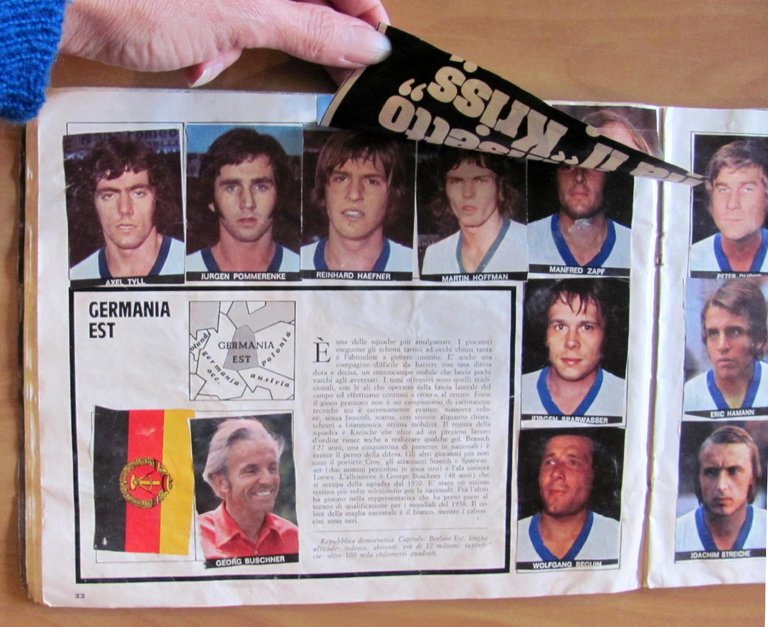 ALBUM di Figurine del Radiocorriere TV - MONDIALI MONACO 74 …