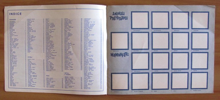 ALBUM FIGURINE ANIMALI DI TUTTO IL MONDO Ed. Modena, Lampo …