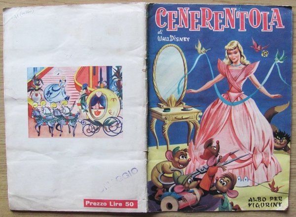 ALBUM FIGURINE CENERENTOLA - DISNEY - Ed. Lampo anni '50 …