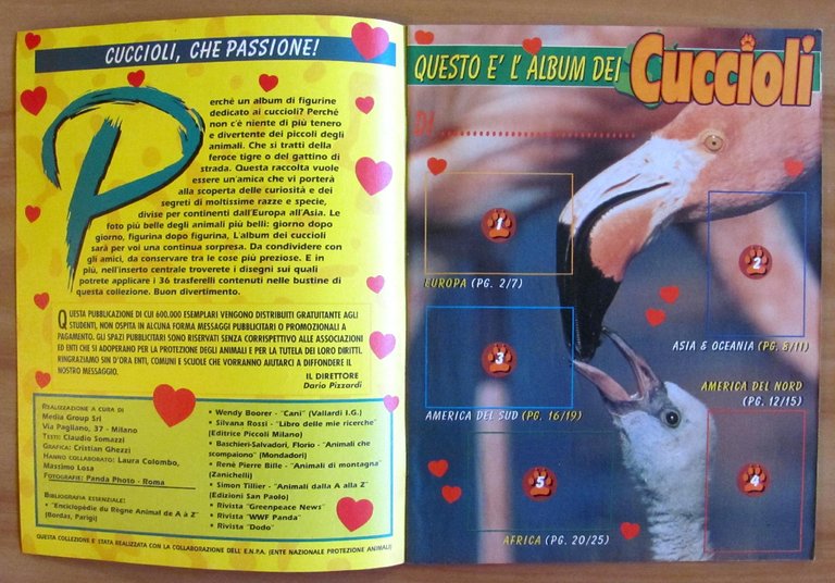 ALBUM FIGURINE CUCCIOLI - Masters Collection, 1997 - VUOTO con …