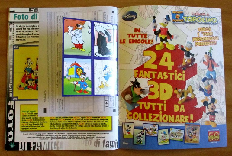 ALBUM FIGURINE DISNEY - TOPILINO Mickey &amp; Donald - Panini …