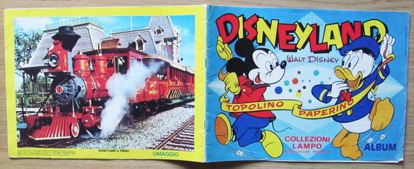 ALBUM FIGURINE DISNEY LAMPO - DISNEYLAND TOPOLINO E PAPERINO, 1976 …