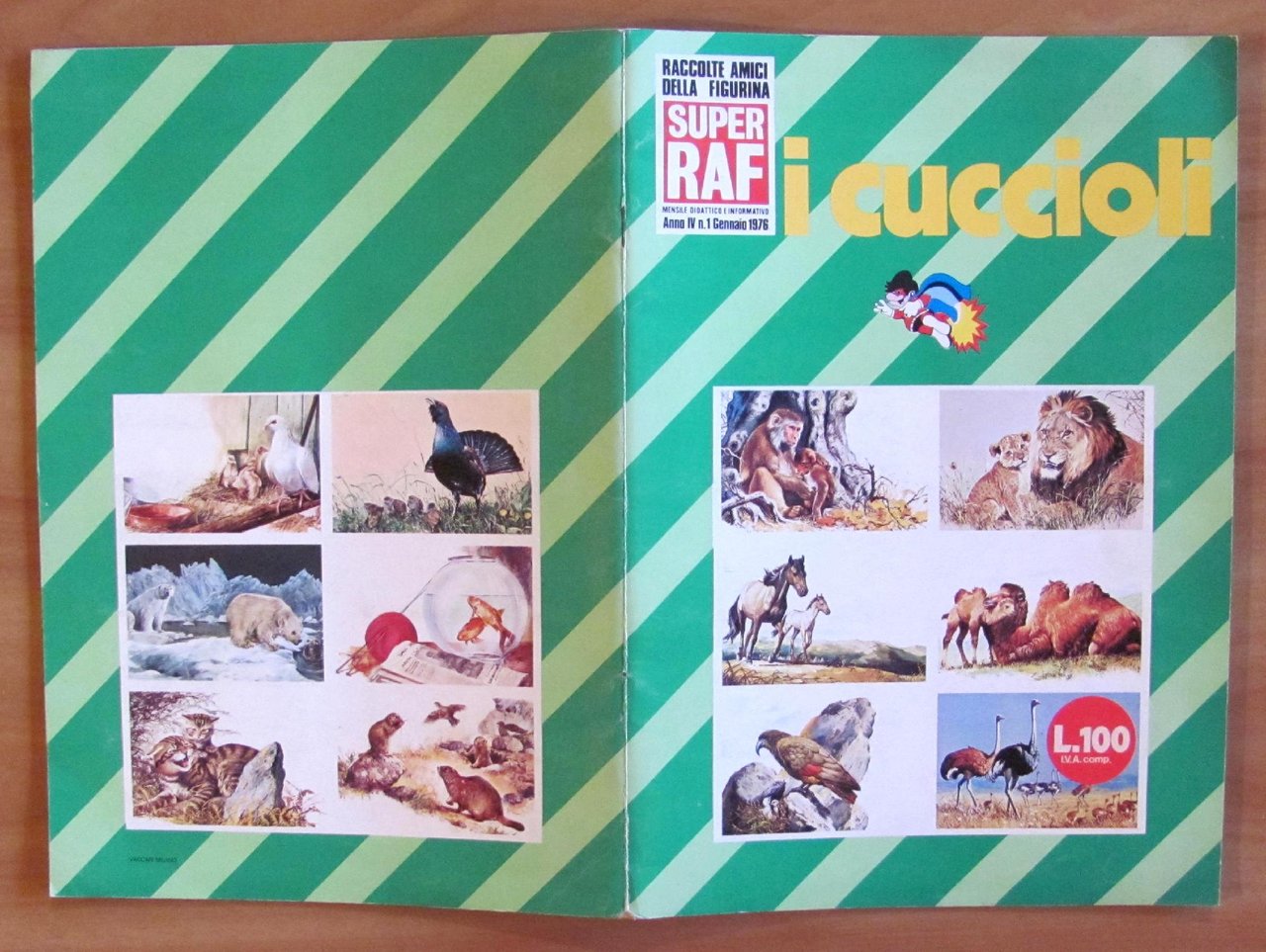 ALBUM FIGURINE I CUCCIOLI - Super Raf - Ediraf, 1976 …