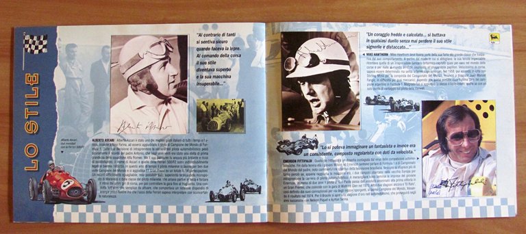 Album Figurine I PILOTISSIMI - Venti grandi della Formula 1 …