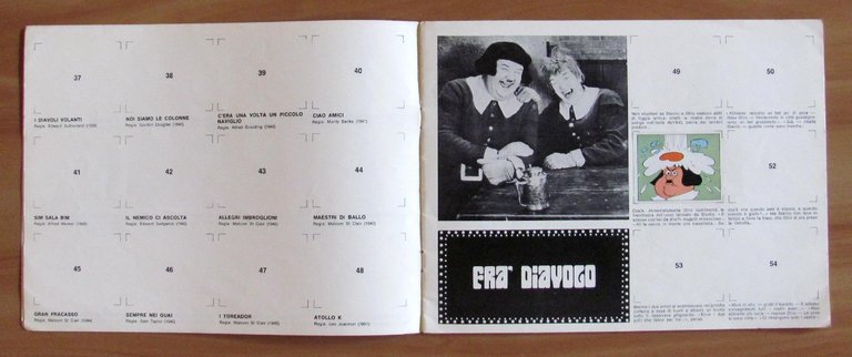 ALBUM FIGURINE LE COMICHE DI STANLIO &amp; OLLIO, 1972 - …