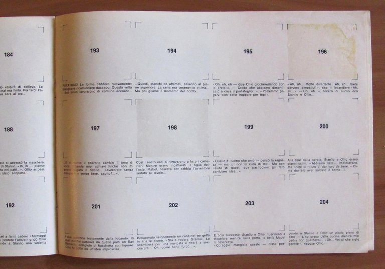 ALBUM FIGURINE LE COMICHE DI STANLIO &amp; OLLIO, 1972 - …