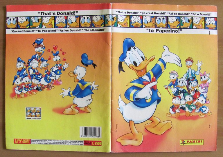 ALBUM FIGURINE PANINI - IO PAPERINO + POSTER Rocchetta + …