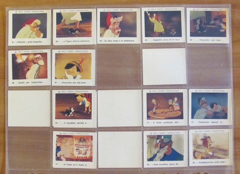 Album Figurine PINOCCHIO - Vuoto con 148 Figurine e bustina …