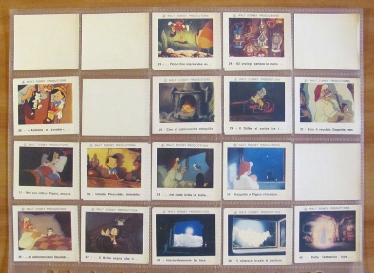 Album Figurine PINOCCHIO - Vuoto con 148 Figurine e bustina …