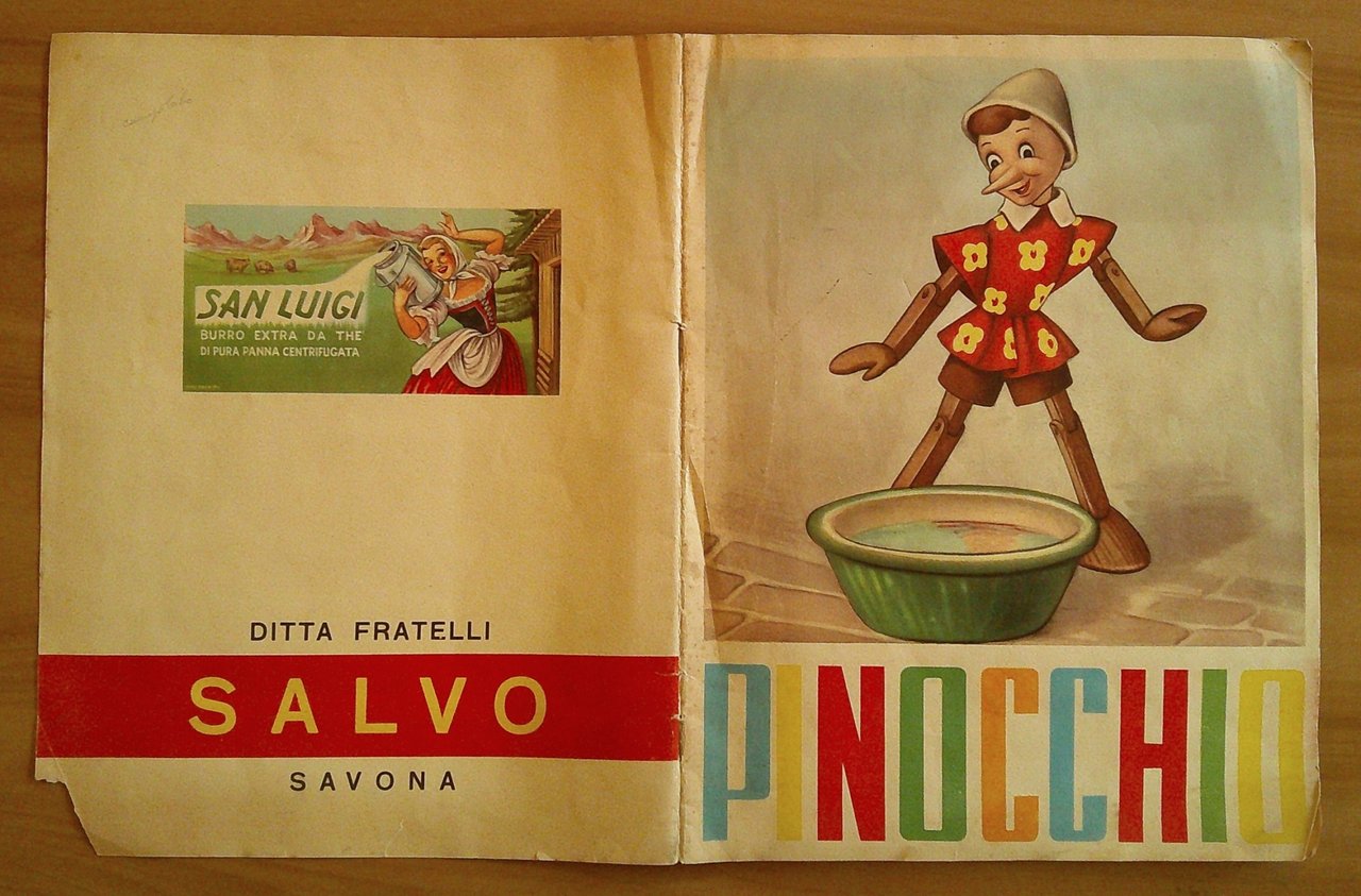 Album Figurine PINOCCHIO, anni '50 - COMPLETO