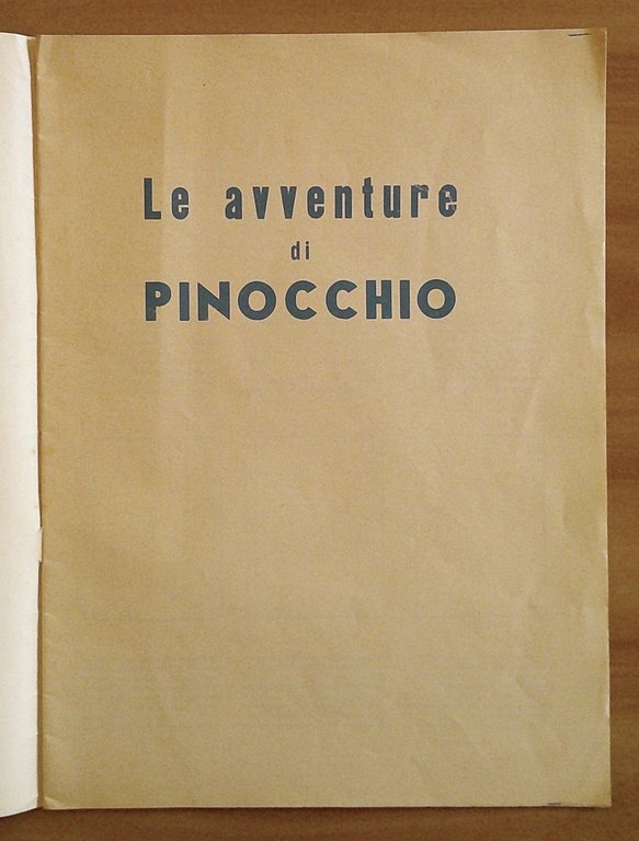 Album Figurine PINOCCHIO, anni '50 - VUOTO