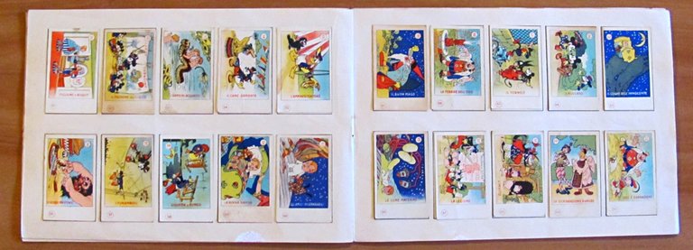 Album Figurine Premio Topolino. Elah, 1936. Presenti 96/100 Figurine. Prima …