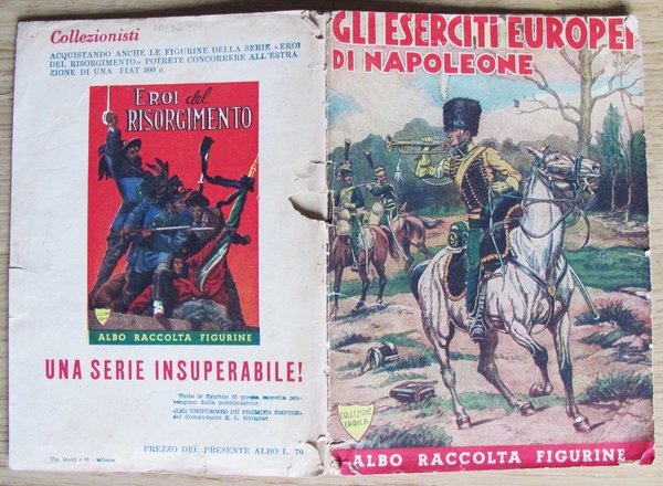 ALBUM GLI ESERCITI EUROPEI DI NAPOLEONE - Ed. Rinascimento 1950 …
