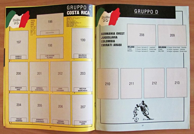 Album Italia 90 - Euroflash - VUOTO