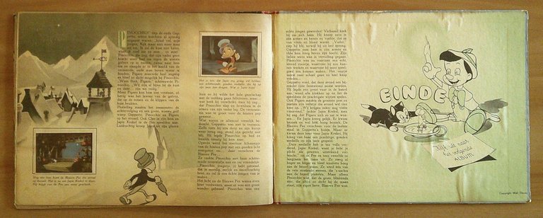 Album PINOCCHIO, anni '40/50 - COMPLETO - Olanda