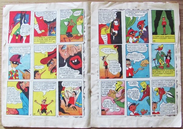 Album Pinocchio Completo a Fumetti Viventi - "Grandi Avventure a …