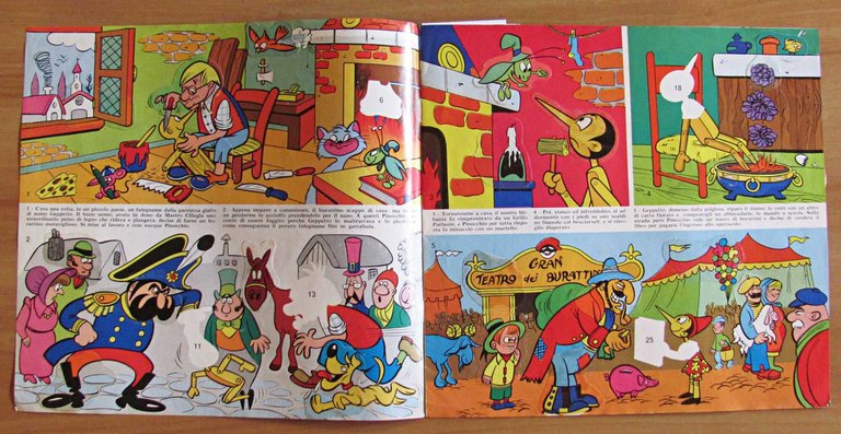 Album PINOCCHIO Raccolta di Figurine autoadesive Fustellate, 1975 (-29) | Immagine Gallery 2