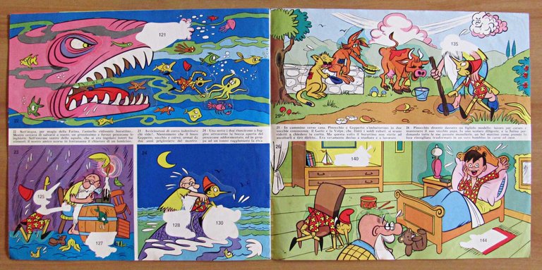 Album PINOCCHIO Raccolta di Figurine autoadesive Fustellate, 1975 (-29) | Immagine Gallery 5