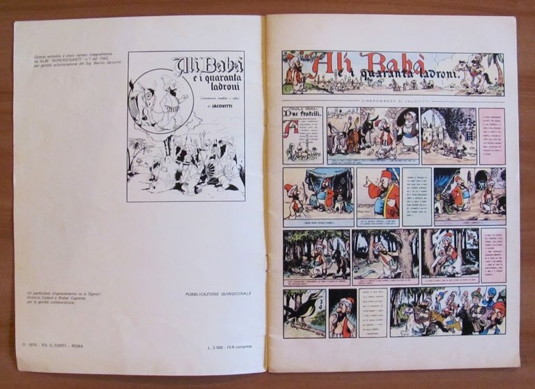 ALI' BABA' e i 40 ladroni - Albi dell'Avventura - …