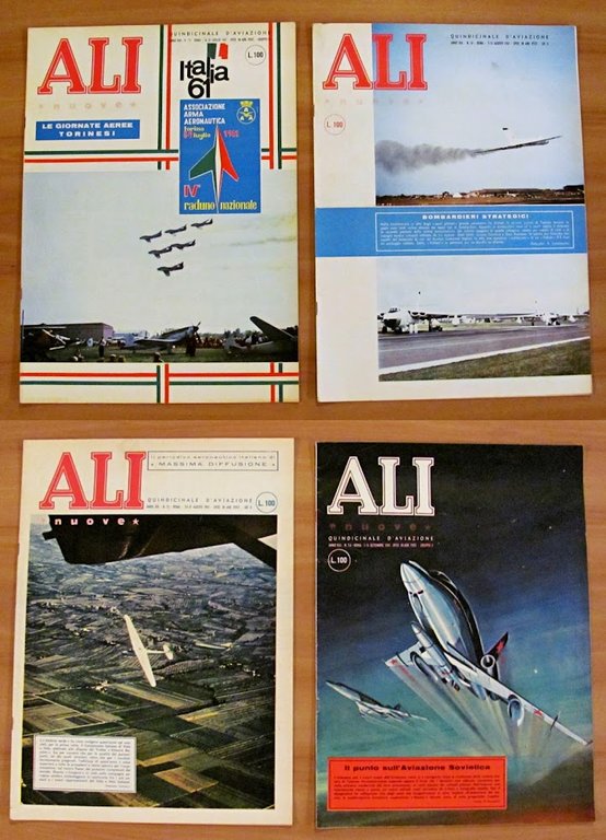 ALI NUOVE - Quindicinale d'Aviazione - Anno XIII N.1/24 1961- …