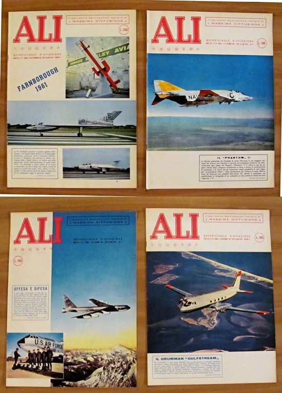 ALI NUOVE - Quindicinale d'Aviazione - Anno XIII N.1/24 1961- …