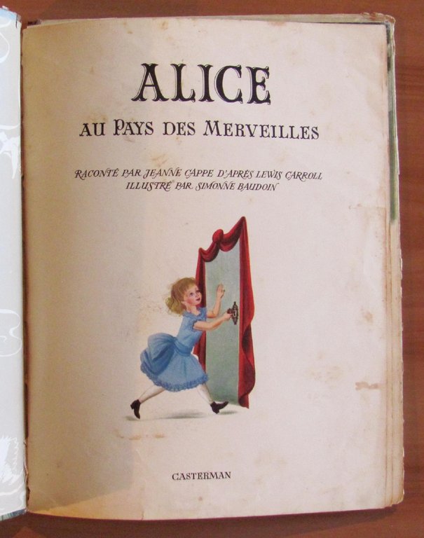 ALICE AU PAYS DES MERVEILLES - ill. BAUDOIN, 1953