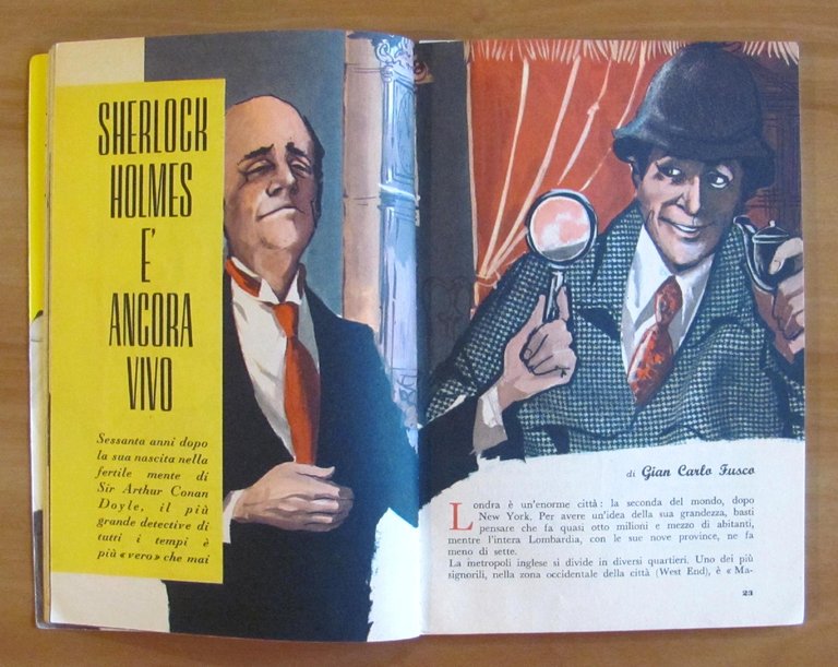 ALLEGRIA - La Rivista del Ragazzo Italiano, 1961 - SHERLOCK …