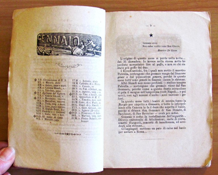 ALMANACCO DEL FANFULLA , 1871