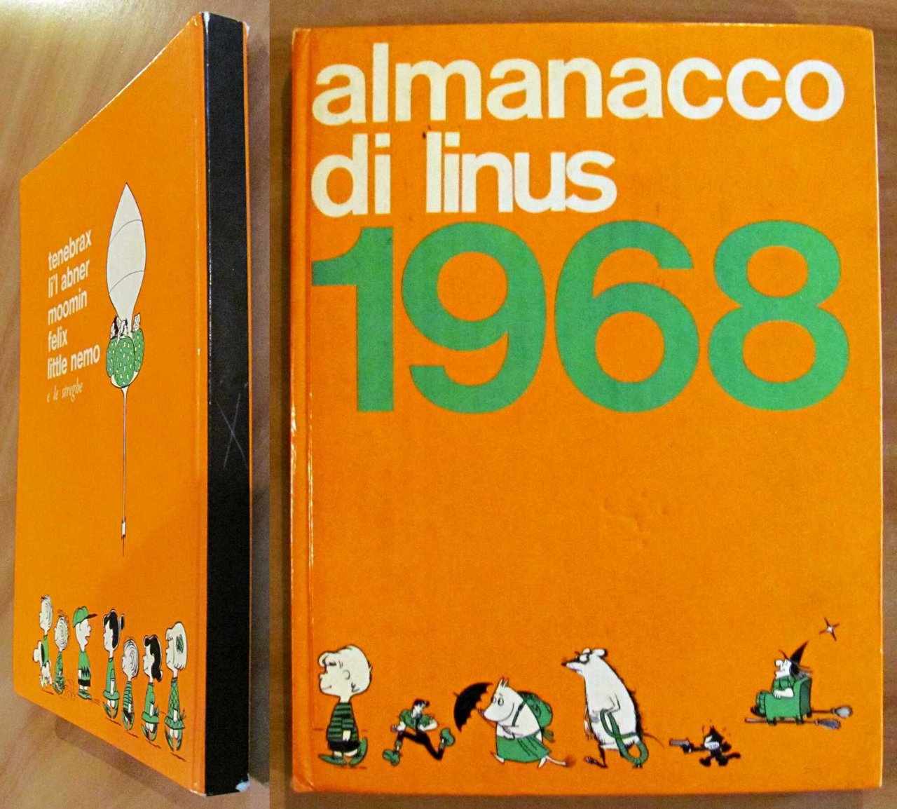 ALMANACCO DI LINUS 1968 - Snoopy, Felix, Moomin...