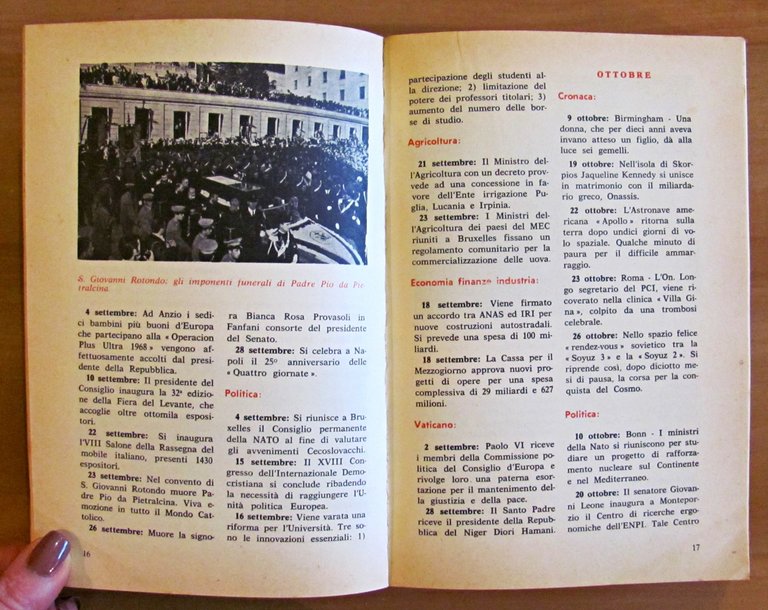 ALMANACCO ITALIANO VISTARAMA '69