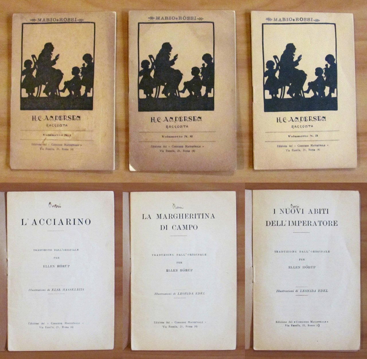 ANDERSEN RACCONTA Vol. 1, 2 e 3, primi '900 - …