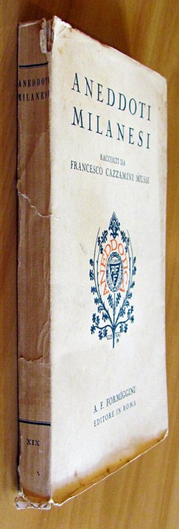 ANEDDOTI MILANESI - Collana Aneddotica XIX