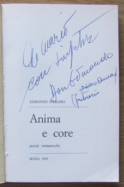 ANIMA E CORE - POESIE ROMANESCHE
