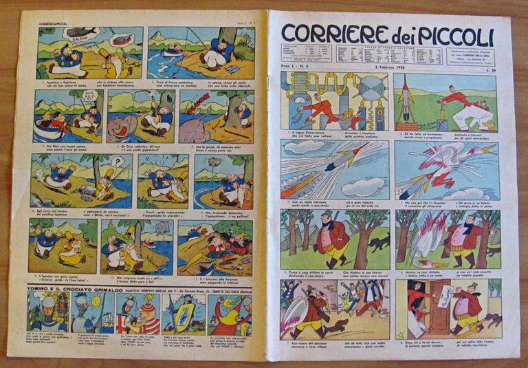 Annata Completa IL CORRIERE DEI PICCOLI N.1/52 (-N.30), 1958 | Immagine Gallery 6