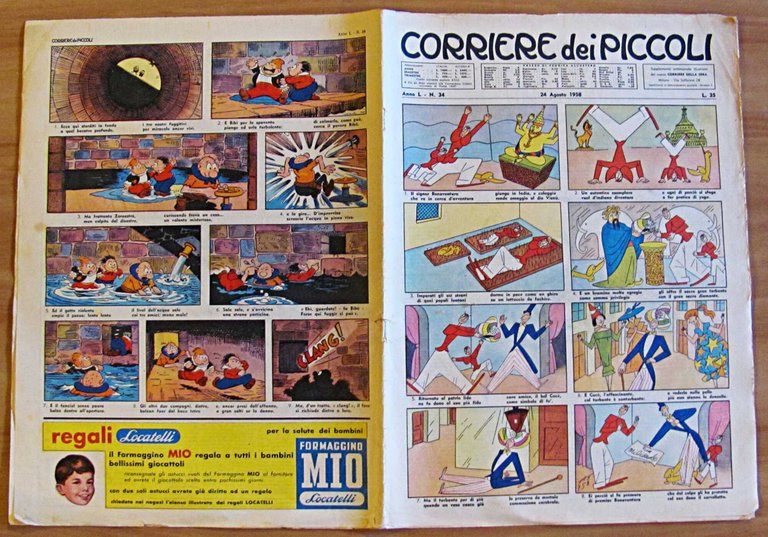 Annata Completa IL CORRIERE DEI PICCOLI N.1/52 (-N.30), 1958 | Immagine Gallery 9