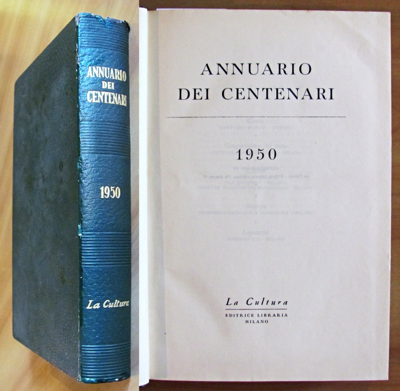 ANNUARIO DEI CENTENARI - 1950 - Biografie dal 450 a.C. …