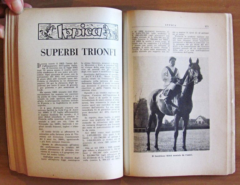ANNUARIO DELLO SPORT 1956 - Primati - Risultati - Commenti …