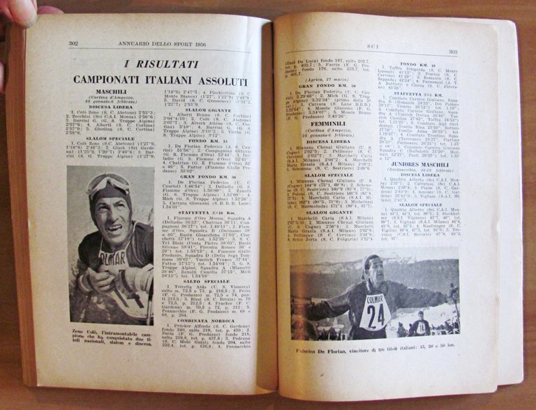 ANNUARIO DELLO SPORT 1956 - Primati - Risultati - Commenti …